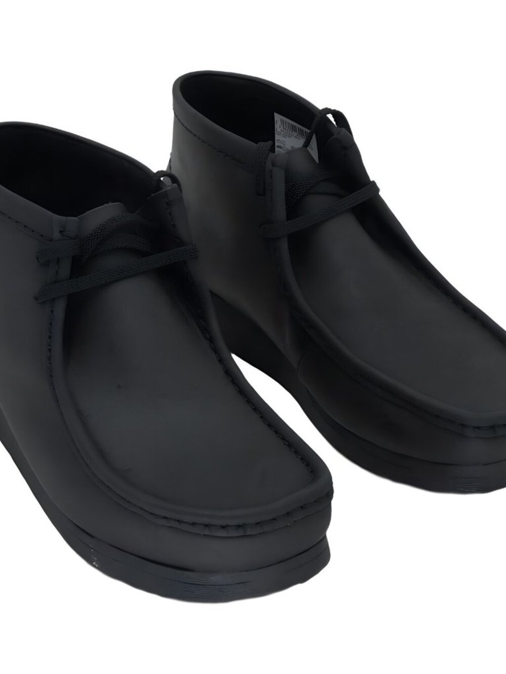 Clarks Mens Collection Wallas Black Leather Boot Size US 10M EU 44